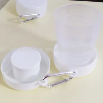 Promotional cheap reusable plastic collapsible cup
