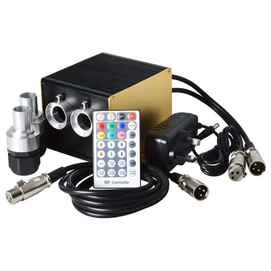 Mayki Lighting 24W RGBW Twinkle DMX Fiber Optic Projector Systems