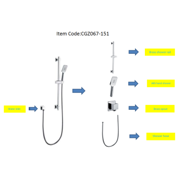 Wysokiej jakości zestaw prysznicowy do łazienki