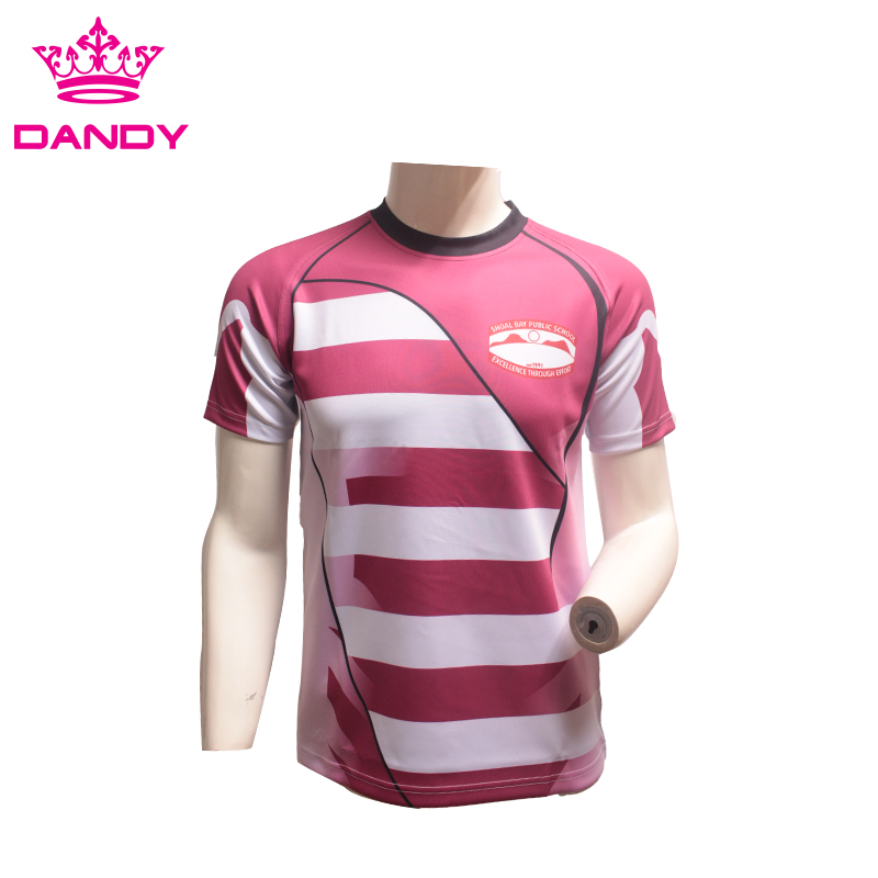 Custom Sublimation Team Rugby skjorte for menn