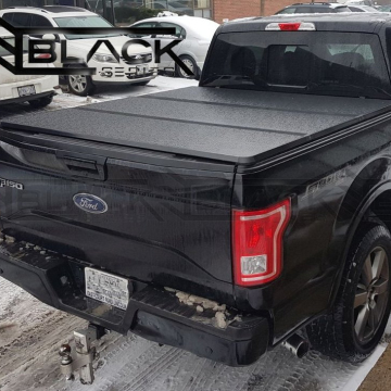 custom-fit pickup truck tonneau covers for Ford F150 aluminum anti-oxidation tri-fold canopy truck bed protector