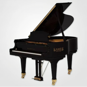 William Sames S160 Grand Piano Black Polished/White Polished/Walnut Matte 160cm Acoustic Piano