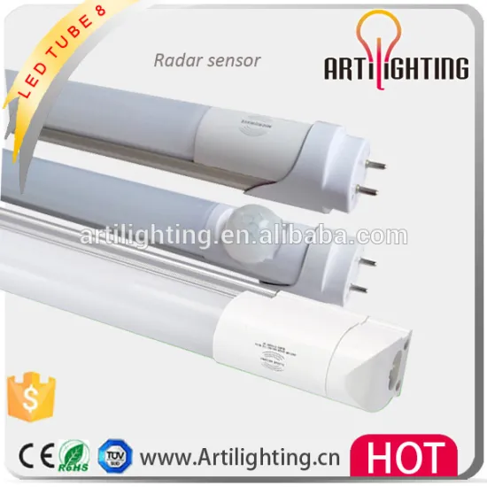 Sensitive 2ft 600mm Radar sensor led tube light t8 with 2years warranty