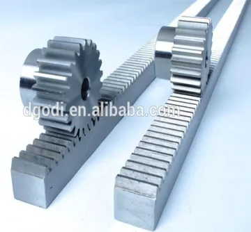 Gear manufacturer custom cnc machining small rack and pinion gears