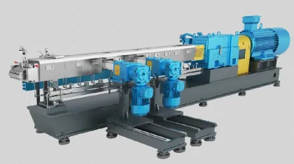 Parallel twin screw extruder