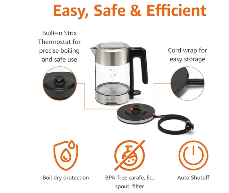 Electric teapot and kettle