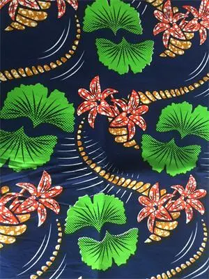 100% Cotton Super Wax Fabric Digital Printing