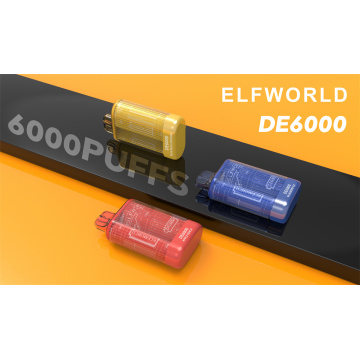 Elf World 6000 Puffs Disposable Vape Pod Device