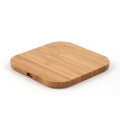 Chargeur sans fil en bois de bambou pour Iphone / Samsung