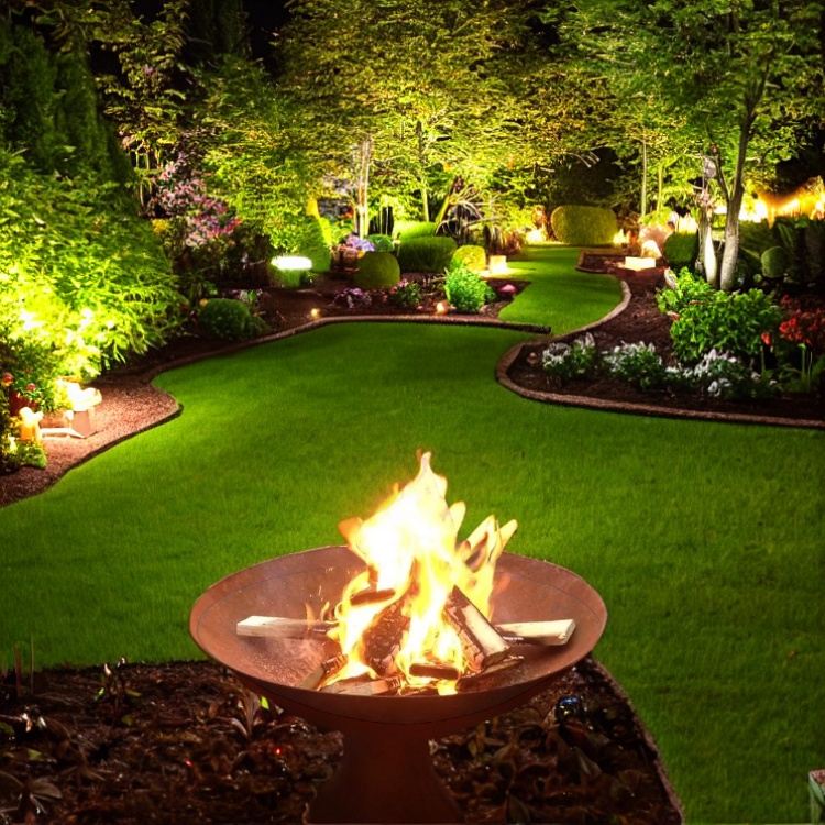 backyard fire pit