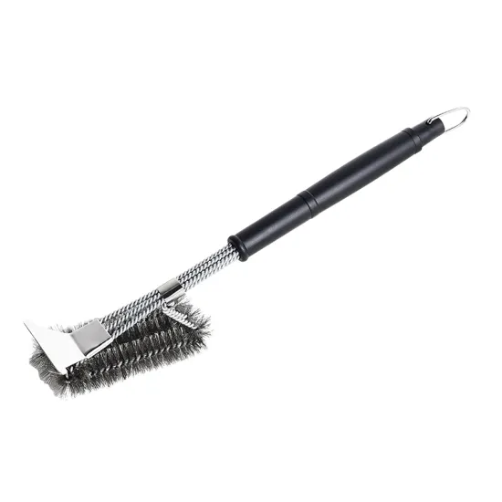 A Box of 50 Pieces Cleaner Cleaning Stainless Steel Bb Brush Plastic Bbq Grill Brush
