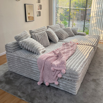 Compression Sealed Vacuum Package High Density Foam Sofa for Living Room