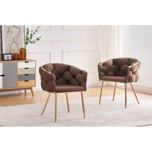 Роскошное бархатное кресло с золотыми ножками, максимальный комфорт