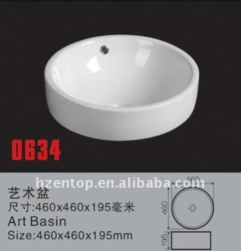 Vanity top counter top ceramic basin wash basin EAB-0634