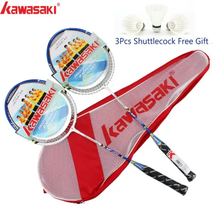 Kawasaki Badminton Racket Aluminum Alloy Frame Badminton Racquet With String UP-0162 With Free Shuttlecock