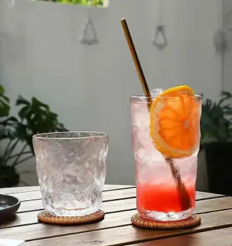 Wholesale Clear Empty 380ml Glass cup