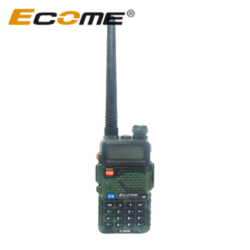 Dual band commerciale FM a due vie professionista walkie talkie et-uv100