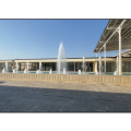 Gran fuente de jardín de agua rectangular al aire libre