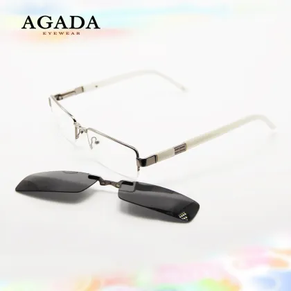 Classical Style Men Full Frame Magnet Spectacle Glasses