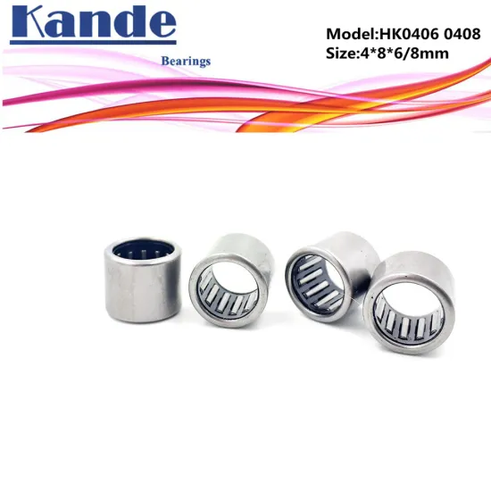 HK0408 HK0406 Needle Bearings 4x8x8 mm 4x8x6mm Drawn Cup Needle Roller Bearing HK040808 HK040806 TLA48Z TAL46Z