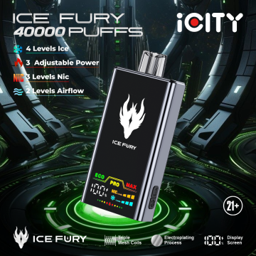 Vaping with X3 Coil iCity ICE FURY 40K