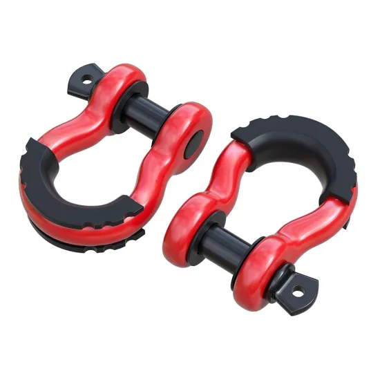 Rugged 3/4" D Ring Shackle for Off-Road Vehicle Recovery and Towing
