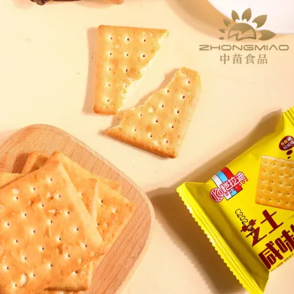 Cheese Savory Crackers Crispy Salty Cheese Snack