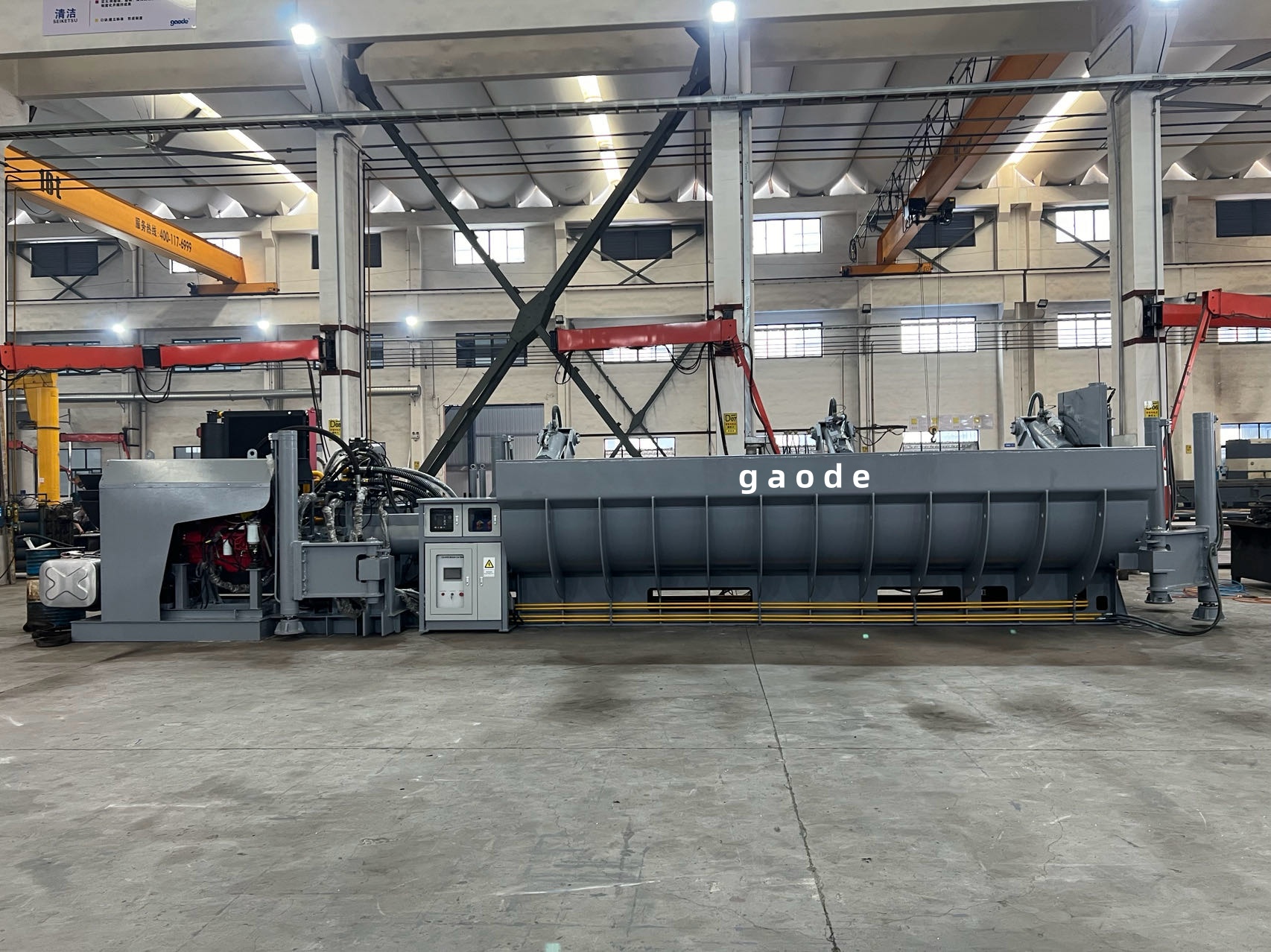 CB-5000 Hydraulic Scrap Cars Mobile Press Machine