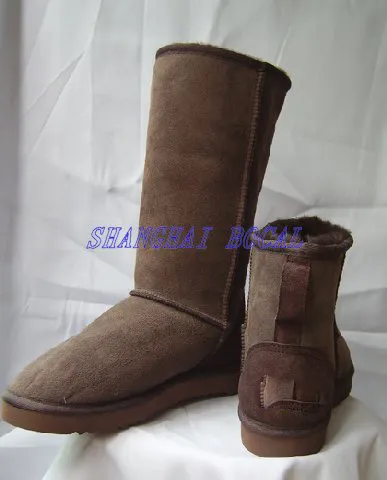 traditional sheepskin snow boots with EVA sole