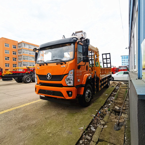 Шакман 8 -тонный грузовик монтировал кран с лестницей