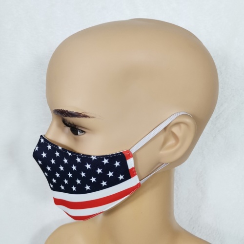 Costom Design USA Flag Face Cover