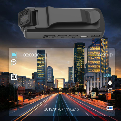 S3 1080p portátil Câmera de bateria de ajuste de 180 graus