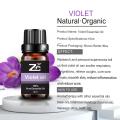Precio al por mayor fragancia de aceite esencial violeta para el cuidado de la piel