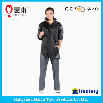 Classic waterproof unisex plastic rain cover pants