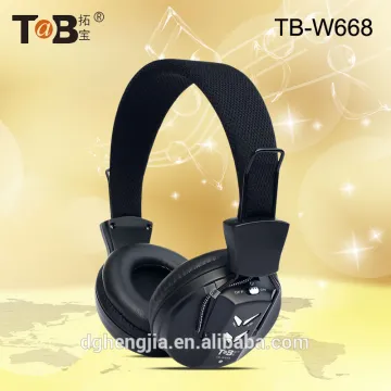 China manufacturer cheap 2 way radio wireless headset with memory card and FM radio