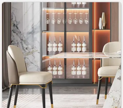 Modern Luxury Royal Dining Table Set for High-End Villa