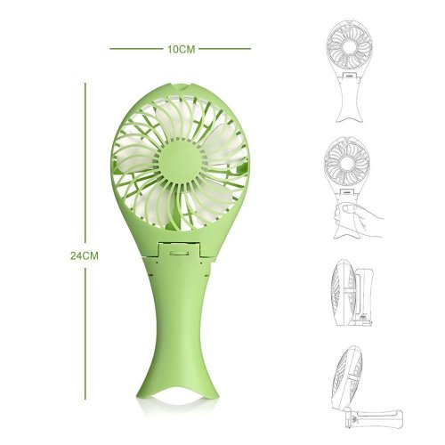 New USB Mini Rechargeable Desk Table Fan Portable