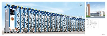 New design electric&retractable gate used in industrial