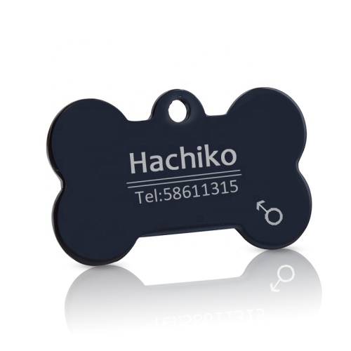 Custom Logo Printed Stainless Steel Metal Dog Tag