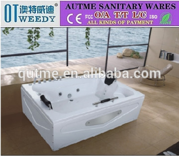 whirlpool massage bathtub&bathtub for two person&air pump bathtub