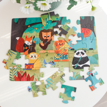 Hot Selling Custom Cartoon Animal Puzzles - Early Educational Toys for Kids