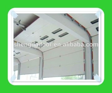automatic warehouse insulated vertical sectional industrial factory door