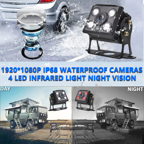 10.36 inch 4 channel vehicle monitor system Bluetooth/FM