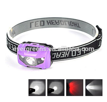 Hot sale 3W headlamp light with white and red light