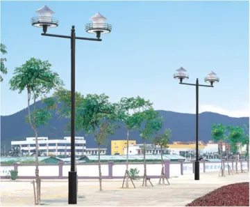 LED Iron Steel Garden Lamp