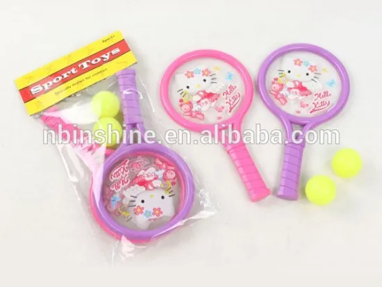 Hot sale plastic beach rackets with ball game , sport games set