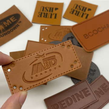 Custom Leather Patches with Logo - Good Price Manufacturer for Handbags and Clothing
