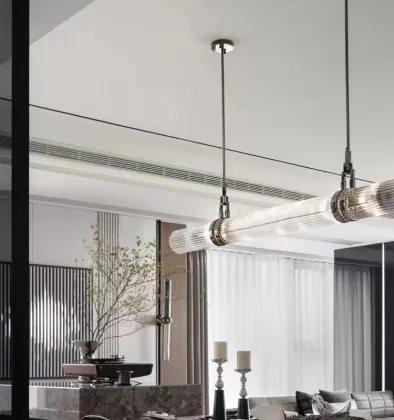 Modern Simple American Designer Chandelier for Living and Dining Rooms