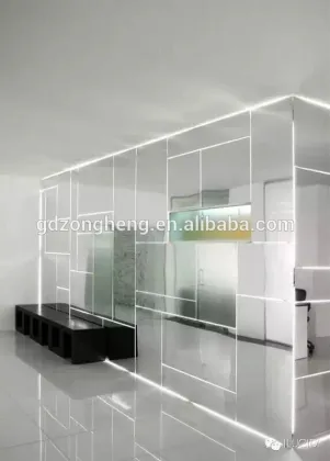 Tempered office glass partition designer glass partition