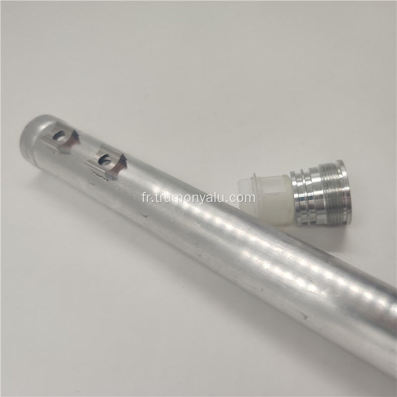 Tube sec de liquide de filtration en aluminium rond